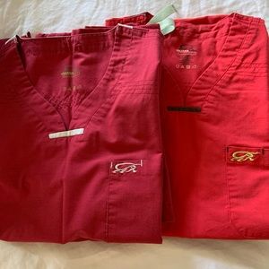 3 sets of iguana scrubs